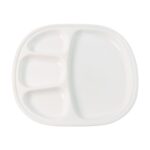Plastic Large Compartment Dinner Plate / Thali with 4 Sections - Image 5