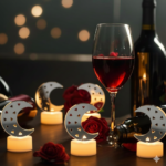 Decorative Moon Shaped Flameless LED Candles (4 Pc) - Image 5