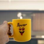 Mix Design & Color Coffee Mug With Spoon and box packing, Designer Mug with - Image 3