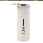 Premium White Glass Water Bottle (1 Pc ,400 ML) - Image 5