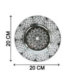 Beautiful 8-Inch Plastic Pooja Thali Set for Daily Use & Special Occasions - Image 5