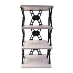 Multipurpose Foldable 4 Layer Storage Rack (1 Pc) - Image 5