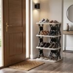 Multipurpose Foldable 4 Layer Storage Rack (1 Pc) - Image 4