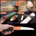 Folding Saw(180 mm) for Trimming, Pruning, Camping. Shrubs and Wood - Image 7