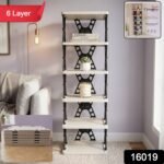 Multipurpose Foldable 6 Layer Storage Rack (1 Pc) - Image 2
