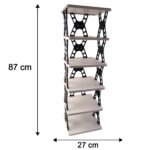 Multipurpose Foldable 6 Layer Storage Rack (1 Pc) - Image 6