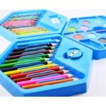 46 Pcs Plastic Art Colour Set with Color , Crayons, Oil Pastel and Sketch Pens - Image 5