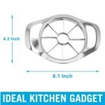 Heavy Duty Stainless Steel Apple Cutter & Slicer (1 Pc) - Image 6
