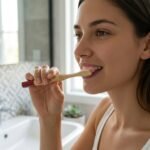 Eco Friendly Bamboo Toothbrush with Soft Bristles (1 Pc) - Image 3