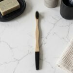 Natural Bamboo Toothbrush with Soft Charcoal Bristles (1 Pc) - Image 5