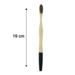 Natural Bamboo Toothbrush with Soft Charcoal Bristles (1 Pc) - Image 6