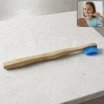Sustainable Wooden Handle Toothbrush with Soft Bristles (1 Pc)