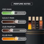 Bellavita Men’s Luxury Perfume Gift Set (4 Pc, 20 ML Each) - Image 5