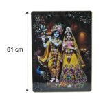 Premium Radha Krishna Decorative Wall Frame (1 Pc, 60x45 Cm) - Image 6