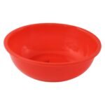 Plastic 6 Inch Red Round Deep Serving Bowl (1 Pc) - Image 5