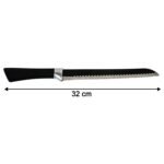 Premium 32 Cm Serrated Bread Knife with Ergonomic Handle, Chhari - Image 4