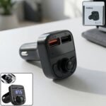 Wireless Car Charger With Dual USB Fast Charging Ports 1 Pc