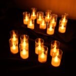 Flameless Candles with Transparent plastic Covers Set of 24 Pcs LED - Image 8