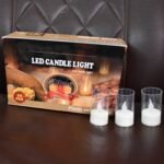 Flameless Candles with Transparent plastic Covers Set of 24 Pcs LED - Image 9