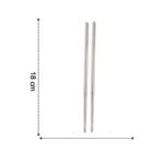 Premium Stainless Steel Reusable Chopsticks (2 Pc) - Image 4