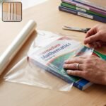 Oddy Clear Book Cover Roll (13.5 Inch x 5 Meter 3 Roll Set)