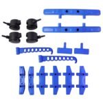 3 Layer Foldable Clothes Drying Stand Rack with Wheels (1 Pc) - Image 4