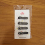 Cute Cat Design Premium Matte Finish Hair Clips (4 Pc) - Image 8