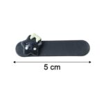 Cute Cat Design Premium Matte Finish Hair Clips (4 Pc) - Image 6