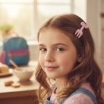 Cute Mini Fork Shaped Hair Clips Set for Girls and Women (4 Pc) - Image 5