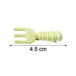 Cute Mini Fork Shaped Hair Clips Set for Girls and Women (4 Pc) - Image 6