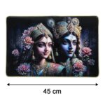 Premium Decorative Radha Krishna Wall Painting Frame 45x30 Cm (1 Pc) - Image 6
