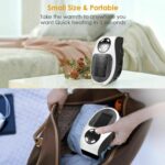 500W Portable Wall Plug Room Heater Compact Electric Space Heater - Image 7