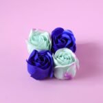 Luxury Rose Flower Bath Soap Gift Set with Storage Box 4 Pc - Image 7