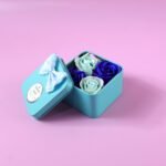 Luxury Rose Flower Bath Soap Gift Set with Storage Box 4 Pc - Image 8