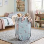 Foldable Mesh Laundry Bag Hamper (1 Pc, 34x34x57 Cm) - Image 4