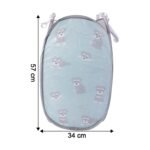 Foldable Mesh Laundry Bag Hamper (1 Pc, 34x34x57 Cm) - Image 6