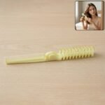 2 In 1 Foldable Hair Comb with Brush (1 Pc)