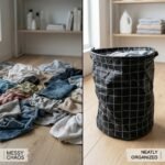Multipurpose Foldable Laundry Storage Basket (1 Pc, 44x35 Cm) - Image 7