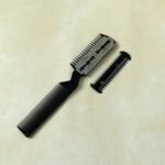 2 in 1 Double-Sided Hair Cutting Comb with Razor Blade (1 Pc) - Image 9