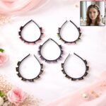 Decorative Floral Beaded Hairband for Women & Girls (1 Pc, Mix Design)