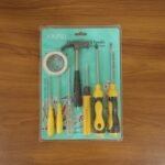 8 In 1 Hand Tool Kit Set, Screwdriver Hammer Repair Tool Kit (1 Set,  Mix Color Tap) - Image 14