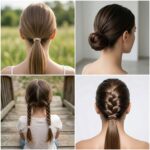 Soft Elastic Hair Rubber Bands Set (32 Pc Mix Color) - Image 5
