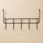 Premium Over The Door Metal 5 Hook Rack 1 Pc - Image 7