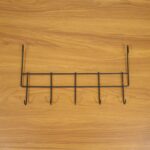 Premium Over The Door Metal 5 Hook Rack 1 Pc - Image 8
