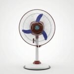 OMEGA 12V Rechargeable Pedestal Fan with LED Light (1 Pc) - Image 4