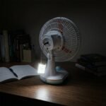 OMEGA 12V Rechargeable Table Fan with LED Light (1 Pc) - Image 5