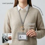 Premium ID Card Holder with Adjustable Neck Strap (1 Pc) - Image 3