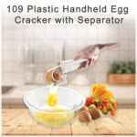 Plastic Handheld Egg Cracker with Separator - Image 7