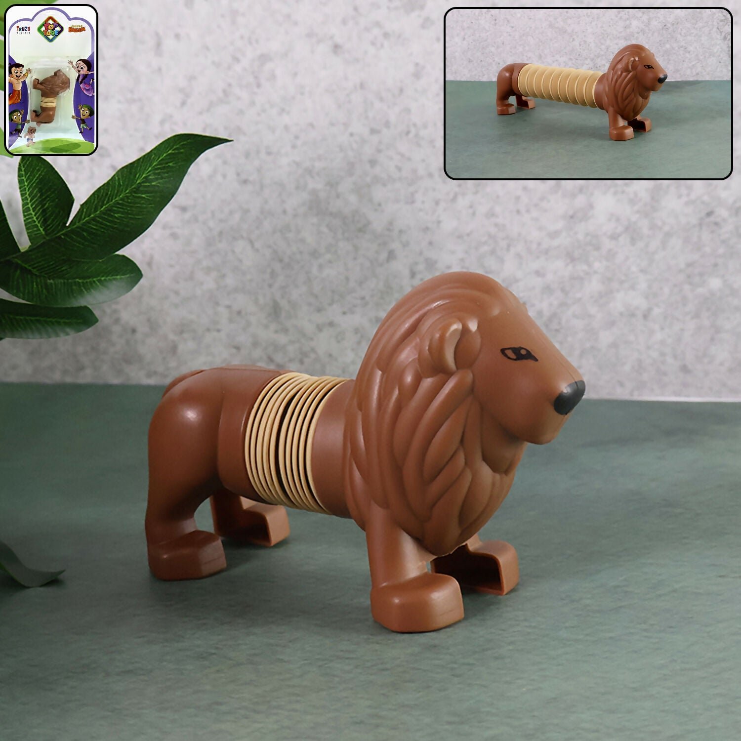 KN4YeuZymK_cd5447cb-0a3a-4fb4-8ad9-06979fb377f6 Lion Shape Magic Spring Toy (1 Pc) - Image 1