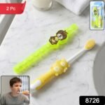Kids Cartoon Design Toothbrush with Musical Whistle Set (2 Pc Set) - Image 2